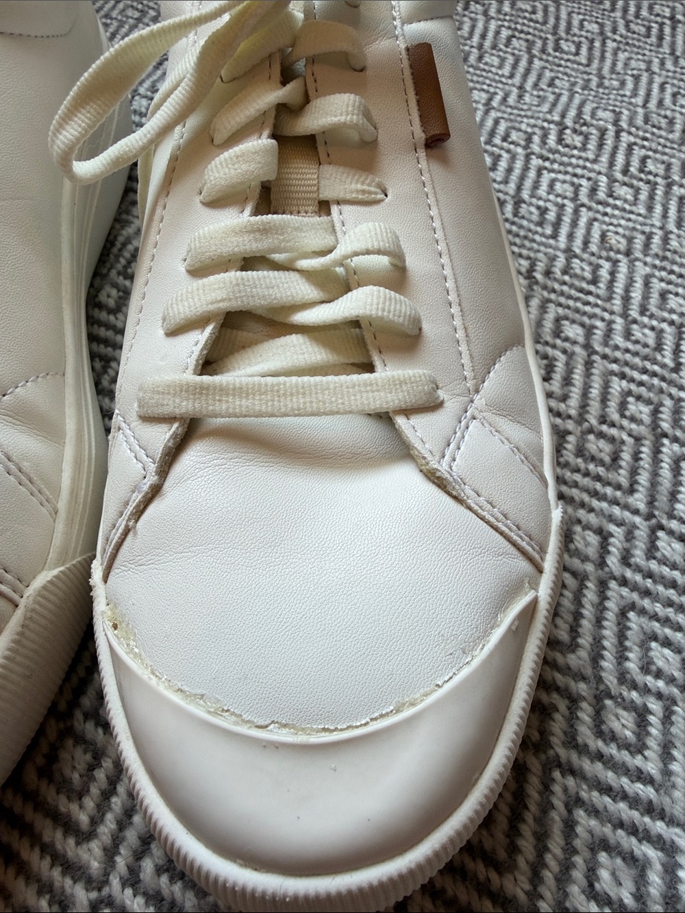 Dr Scholl’s Time off white Low-Top Leather Sneakers - Picture 4 of 15
